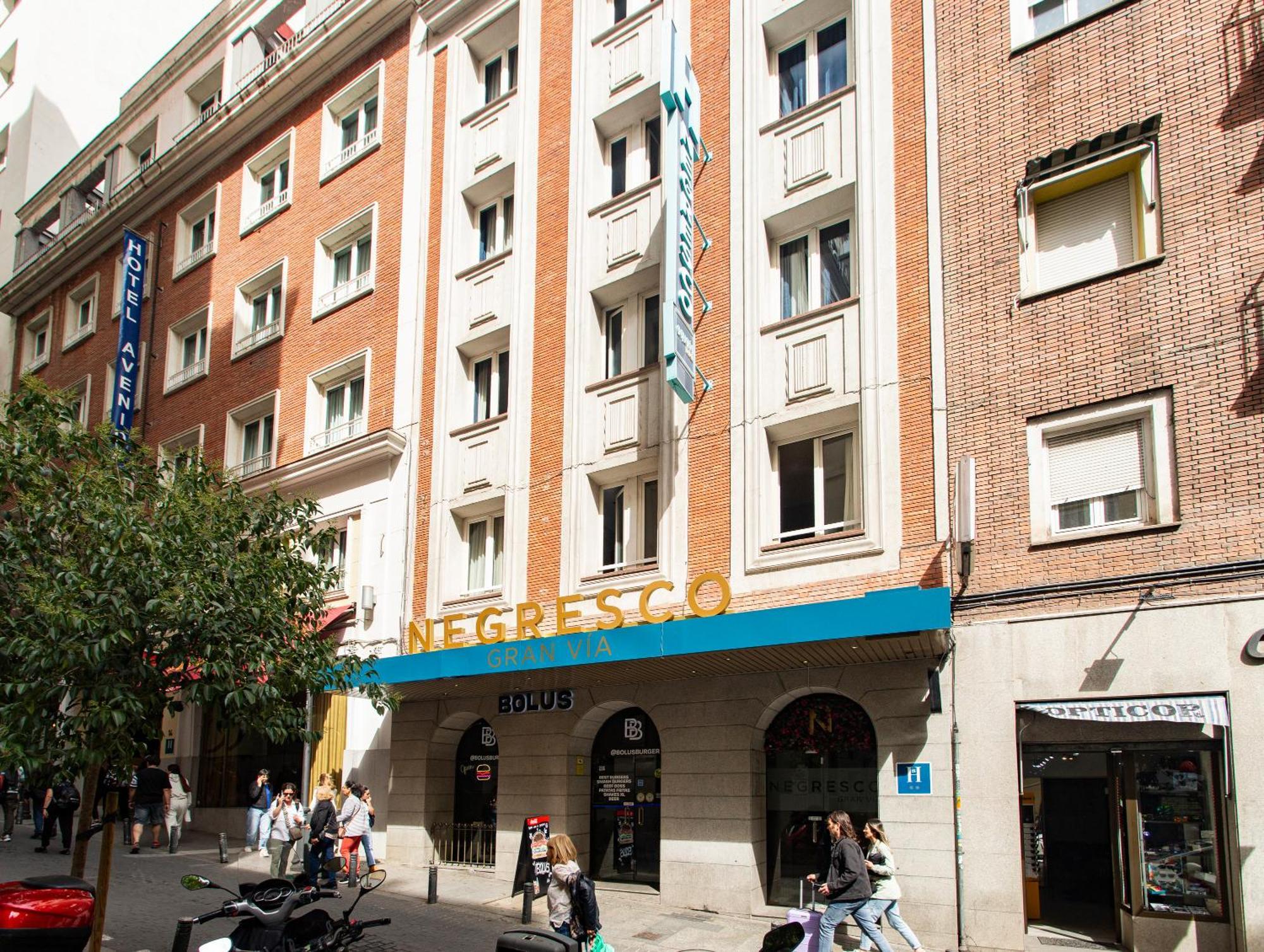 Negresco Gran Via Hotel Madrid Ngoại thất bức ảnh